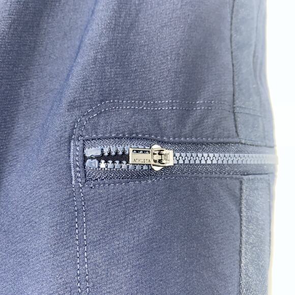 Athleta Wander Hybrid Pant, Navy Blue Size 0P Petite - Picture 2 of 6